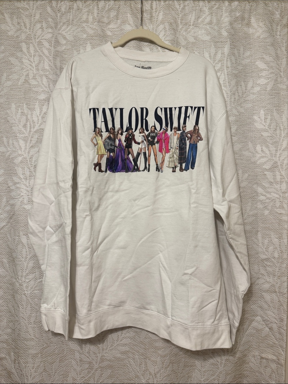 Taylor Swift White Eras Graphic Crewneck